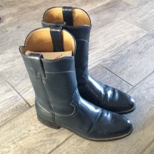 Vintage Justin Riding Boots Six 8